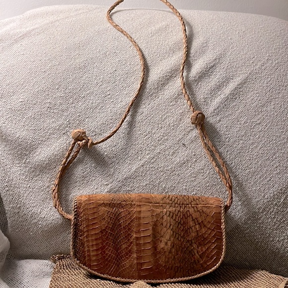 Vintage snake skin shoulder bag - Picture 7 of 7